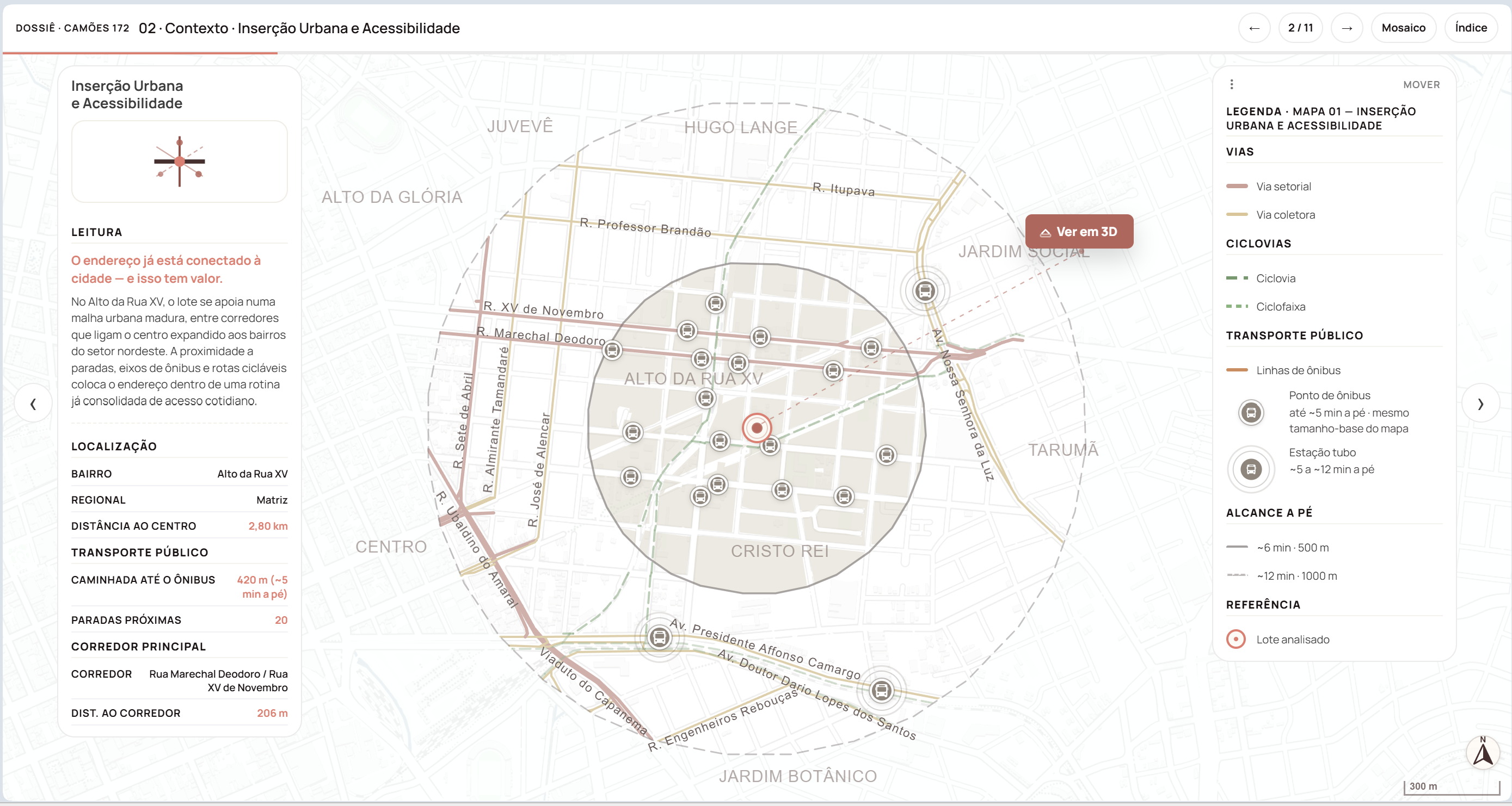 Etapa 1 · Território e enquadramento urbanístico